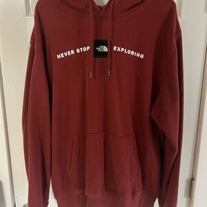 The North Face Men's Burgundy Hoodie